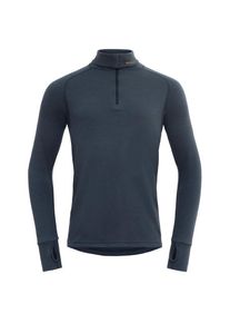Langarm Unterhemde DEVOLD Expedition Zip Neck Herren (Gr XL |blau)