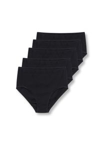 Speidel sheego Gro&szlig;e Gr&ouml;&szlig;en Taillenslip mit Doppelzwickel, 5x schwarz, Gr&ouml;&szlig;e 48 - Damen