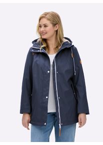 sheego Große Größen Jacke mit Teddy-Futter, marine, Größe 40 - Damen