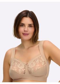 Miss Mary Of Sweden sheego Gro&szlig;e Gr&ouml;&szlig;en Entlastungs-BH ohne B&uuml;gel mit wattierter Seitenst&uuml;tze, elfenbein, Gr&ouml;&szlig;e 95D - Damen