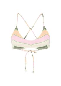 Roxy Vista Stripe Strappy Bra Bikini-Top Damen (Gr M |weiß)