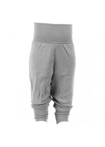 Seidenunterw&auml;sche Engel Baby Hose mit Nabelbund Kinder (Gr 50/56 |grau)
