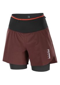 Salomon S/Lab Salomon Ultra 2in1 Laufshorts Damen (Gr M |braun)