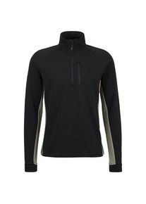 Stoic MerinoWaffleFleece320 NorrdalSt Half Zip Merinopullover Herren (Gr L |schwarz/gr&uuml;n)