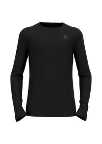 Odlo Baselayer Top Crew Neck L/S Merino 200 Merinounterw&auml;sche Herren (Gr S |schwarz)