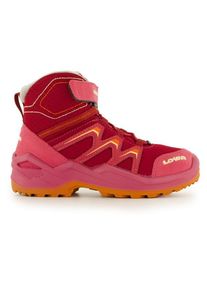 Lowa Maddox Warm GTX Mid Junior Winterschuhe Kinder (Gr 33 |rot |wasserdicht)
