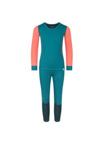 Skiunterwäsche Trollkids Merino Baselayer Set II Kinder (Gr 116 |türkis)