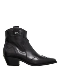 K by KARL LAGERFELD Karl Lagerfeld Stiefel & Boots - Kansas Short Zip Boot - Gr. 38 (EU) - in Schwarz - f&uuml;r Damen