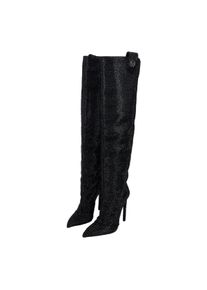 Philipp Plein Stiefel - Stiefel Hohe Abs&auml;tze Hoch Hexagon Verziert - Gr. 40 (EU) - in Schwarz - f&uuml;r Damen