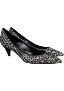 SAINT LAURENT Hohe Schuhe - SAINT LAURENT Black Glitter Show Pumps (37) - Gr. ONE_SIZE - in Schwarz - f&uuml;r Damen