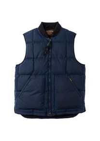 Filson Waxed Down Vest Daunenweste Herren (Gr XL |blau)