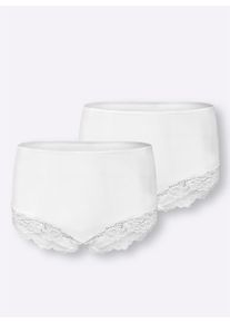 wäschepur sheego Große Größen Taillenslip, weiß, Größe 40 - Damen