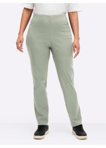 sheego Große Größen Hose mit Dehnbund, Viskose-Qualität, mint, Größe 36 - Damen