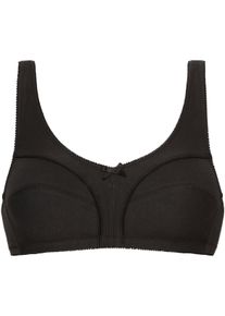 Viania sheego Große Größen BH ohne Bügel mit verstärkten Untercups, schwarz, Größe 100C - Damen