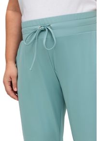 sheego Gro&szlig;e Gr&ouml;&szlig;en Schlupfhose in Stretch-Qualit&auml;t, jade, Gr&ouml;&szlig;e 44 - Damen