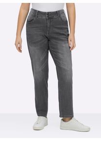 sheego Gro&szlig;e Gr&ouml;&szlig;en Jeans mit Nieten an den Taschen, grey-denim, Gr&ouml;&szlig;e 84 - Damen