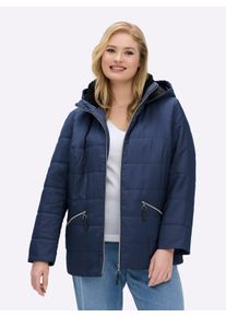 sheego Gro&szlig;e Gr&ouml;&szlig;en Steppjacke mit Wattierung, w&auml;rmend, marine, Gr&ouml;&szlig;e 50 - Damen
