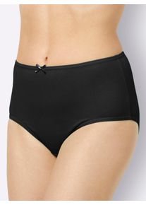 w&auml;schepur sheego Gro&szlig;e Gr&ouml;&szlig;en Taillenslip in Single-Jersey-Qualit&auml;t, schwarz, Gr&ouml;&szlig;e 44 - Damen