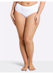 Speidel sheego Gro&szlig;e Gr&ouml;&szlig;en H&uuml;ftslip mit elastischen Abschl&uuml;ssen, wei&szlig;, Gr&ouml;&szlig;e 44 - Damen