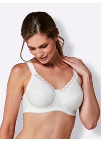 Miss Mary Of Sweden sheego Große Größen Bügel-BH mit elastischem Spitzenband, weiß, Größe 105C - Damen
