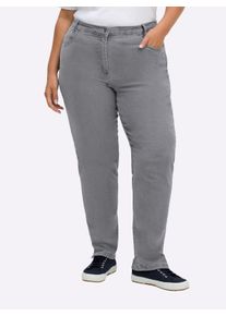 sheego Gro&szlig;e Gr&ouml;&szlig;en Jeans mit Stretch-Anteil, grey-denim, Gr&ouml;&szlig;e 25 - Damen