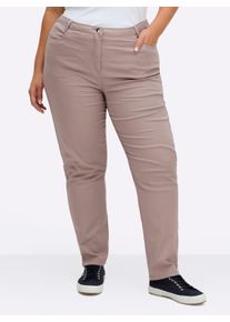 sheego Gro&szlig;e Gr&ouml;&szlig;en Jeans mit Stretch-Anteil, altros&eacute;, Gr&ouml;&szlig;e 22 - Damen