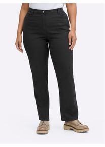 sheego Gro&szlig;e Gr&ouml;&szlig;en Stretch-Hose mit Nieten an den Taschen, schwarz, Gr&ouml;&szlig;e 52 - Damen