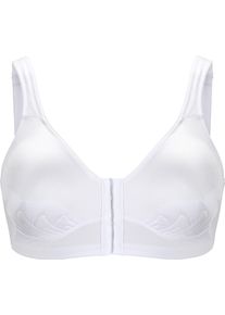 Speidel sheego Gro&szlig;e Gr&ouml;&szlig;en Vorderverschluss-BH ohne B&uuml;gel mit vorgeformten Cups, wei&szlig;, Gr&ouml;&szlig;e 110D - Damen