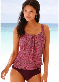 Kangaroos sheego Gro&szlig;e Gr&ouml;&szlig;en Oversize-Tankini, pink-bedruckt, Gr&ouml;&szlig;e 44 - Damen