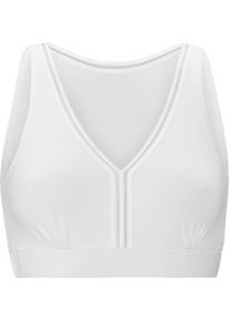 w&auml;schepur sheego Gro&szlig;e Gr&ouml;&szlig;en Bustier mit Unterbrustband, wei&szlig;, Gr&ouml;&szlig;e 44 - Damen