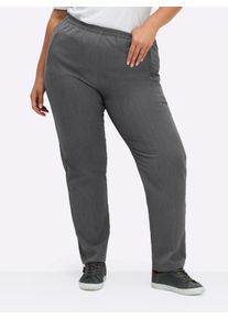 sheego Gro&szlig;e Gr&ouml;&szlig;en Schlupfhose in w&auml;rmender Qualit&auml;t, grau, Gr&ouml;&szlig;e 23 - Damen