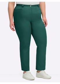 COSMA sheego Gro&szlig;e Gr&ouml;&szlig;en Funktionshose schmutzabweisend und knitterarm, petrol, Gr&ouml;&szlig;e 20 - Damen