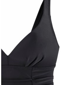 Lascana sheego Gro&szlig;e Gr&ouml;&szlig;en Badeanzug, schwarz, Gr&ouml;&szlig;e 44A - Damen