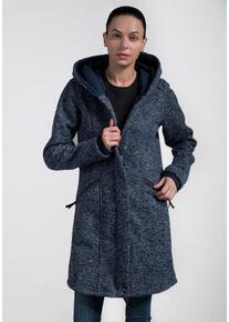 Polarino sheego Gro&szlig;e Gr&ouml;&szlig;en Strickmantel, marine, Gr&ouml;&szlig;e 46 - Damen