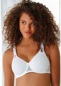 Petite Fleur sheego Gro&szlig;e Gr&ouml;&szlig;en T-Shirt-BH, wei&szlig; + schwarz, Gr&ouml;&szlig;e 95B - Damen