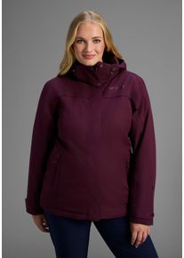 Maier Sports sheego Gro&szlig;e Gr&ouml;&szlig;en Allwetterjacke, rich soil, Gr&ouml;&szlig;e 46 - Damen