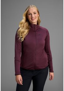 Maier Sports sheego Gro&szlig;e Gr&ouml;&szlig;en Fleecejacke, rich soil, Gr&ouml;&szlig;e 44 - Damen