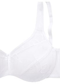 sheego Gro&szlig;e Gr&ouml;&szlig;en Minimizer-BH, petrol+wei&szlig;, Gr&ouml;&szlig;e 90C - Damen