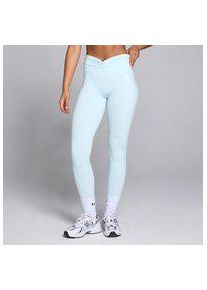 Myprotein MP Damen Tempo Leggings mit geraffter Vorderseite &ndash; Babyblau - M
