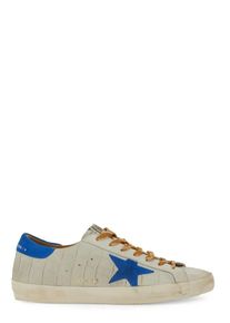 Golden Goose Deluxe Brand Golden Goose Low-Top Sneaker - Super Star White Leather Sneakers - Gr. 44 (EU) - in Beige - f&uuml;r Damen