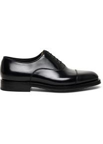 Santoni Men?s leather Oxford shoe - Gr. UK_10_5 - in Wei&szlig;