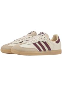 Adidas Low-Top Sneaker - Samba Og Wonder White / Shadow Red / Gum - Gr. US_8_5 - in Wei&szlig; - f&uuml;r Damen