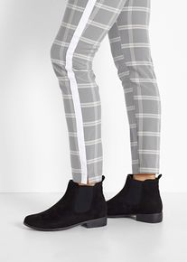 bonprix Chelsea-Boots, schwarz, Gr.40, Schlichter Chelsea Boot im Casual Look, aus Vegan