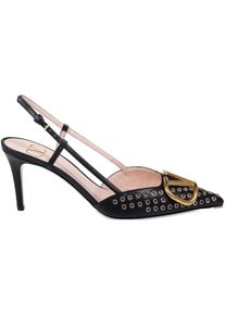 Valentino Garavani Hohe Schuhe - With Heel Black - Gr. 38,5 (EU) - in Schwarz - f&uuml;r Damen