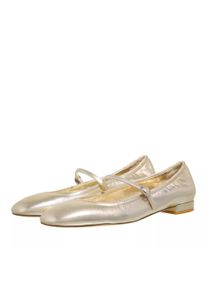 Stuart Weitzman Loafer - Claris Ballet Flat - Gr. 39 (EU) - in Gold - f&uuml;r Damen