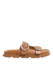 Stuart Weitzman Slipper & Pantoletten - Benni Sport Slide - Gr. 40 (EU) - in Braun - f&uuml;r Damen