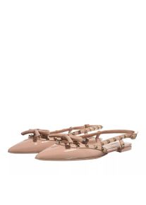 Valentino Garavani Loafer - Rockstud Bow T.05 Ballerina - Gr. 36 (EU) - in Gold - f&uuml;r Damen