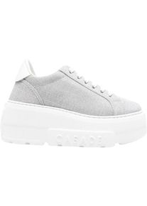 Casadei Low-Top Sneaker - Sneakers Silver - Gr. 40 (EU) - in Silber - f&uuml;r Damen