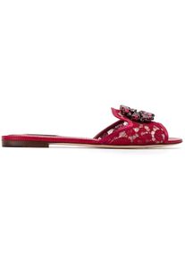 Dolce & Gabbana Dolce&Gabbana Sandalen - Sandals Red - Gr. 35 (EU) - in Rot - f&uuml;r Damen
