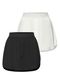 Unterrock Vivance, Damen, Gr. 44/46, schwarz, wei&szlig;, Stoff, Obermaterial: 95% Polyester, 5% Elasthan, unifarben, Basic, Po-bedeckend, R&ouml;cke Unterrock, Blusenrock mit Gummibund, praktische Saumverl&auml;ngerung, Topseller